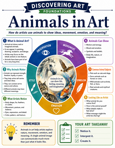 Animals in Art I Infographic