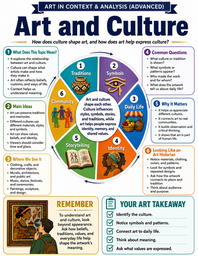 Art and Culture I Infographic