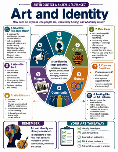Art and Identity I Infographic
