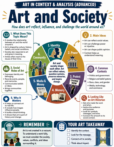 Art and Society I Infographic