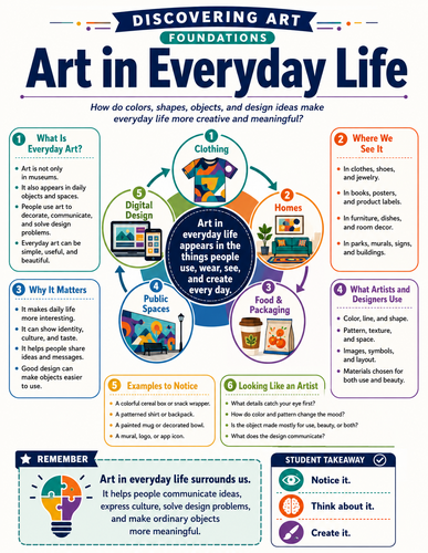 Art in Everyday Life I Infographic