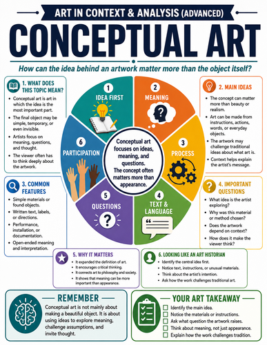 Conceptual Art I Infographic