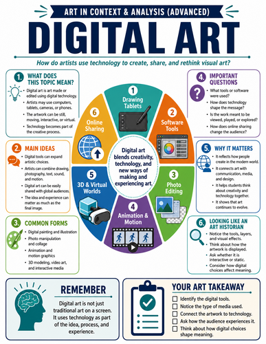 Digital Art I Infographic