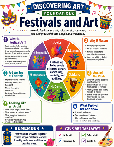 Festivals and Art I Infographic