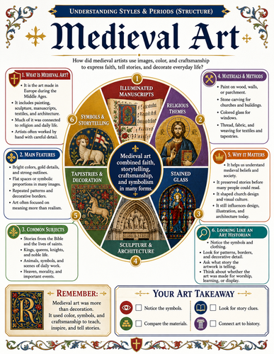 Medieval Art I Infographic