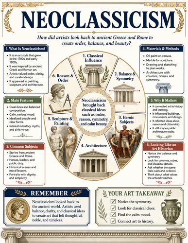 Neoclassicism I Infographic
