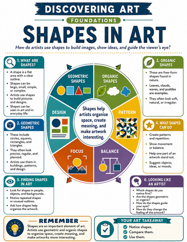 Shapes in Art I Infographic