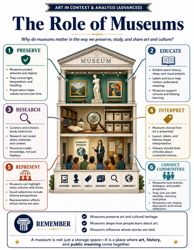 The Role of Museums I Infographic