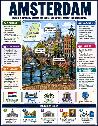 Amsterdam I Capital City I Infographic
