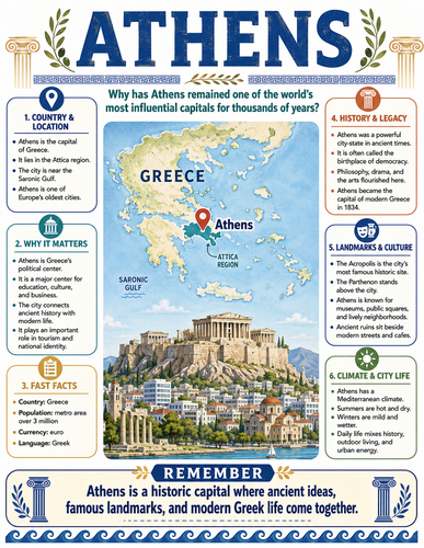 Athens I Capital City I Infographic