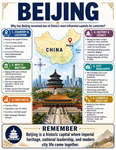 Beijing I Capital City I Infographic