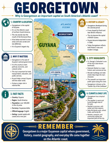 Georgetown I Capital City I Infographic