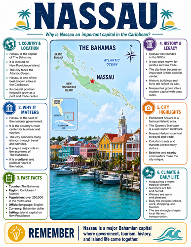 Nassau I Capital City I Infographic