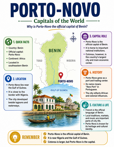 Porto-Novo I Capital City I Infographic