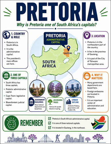 Pretoria I Capital City I Infographic