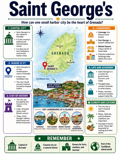 Saint George's I Capital City I Infographic
