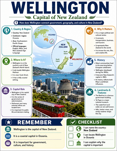 Wellington I Capital City I Infographic