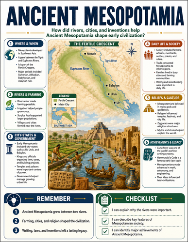 Ancient Mesopotamia I Infographic