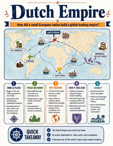 Dutch Empire I Infographic
