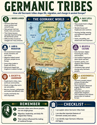 Germanic Tribes I Infographic