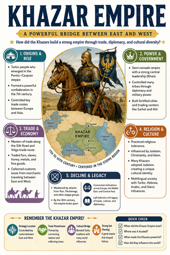 Khazar Empire I Infographic