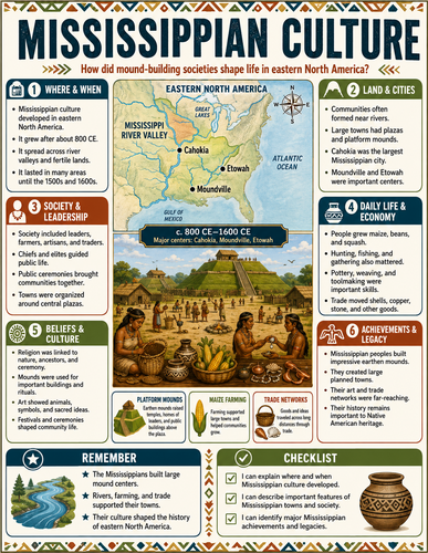 Mississippian Culture I Infographic