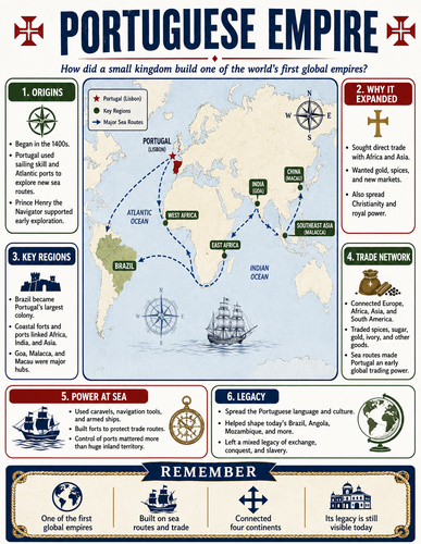 Portuguese Empire I Infographic