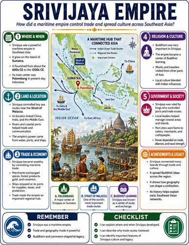 Srivijaya Empire I Infographic