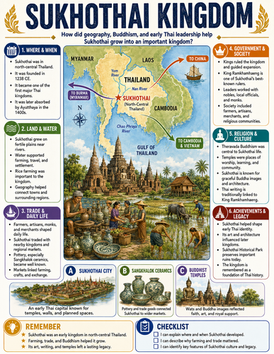 Sukhothai Kingdom I Infographic