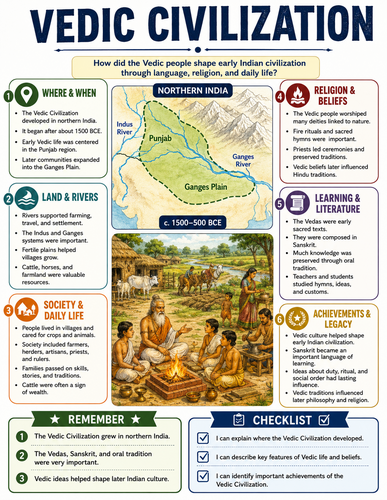 Vedic Civilization I Infographic