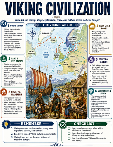 Viking Civilization I Infographic