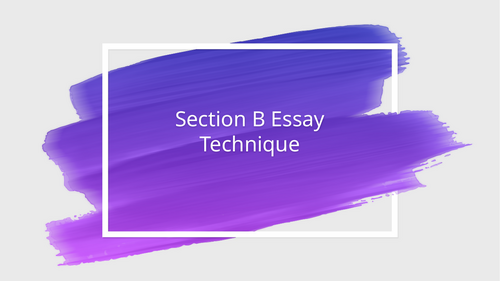 AQA - Exam Technique Section B Tudors