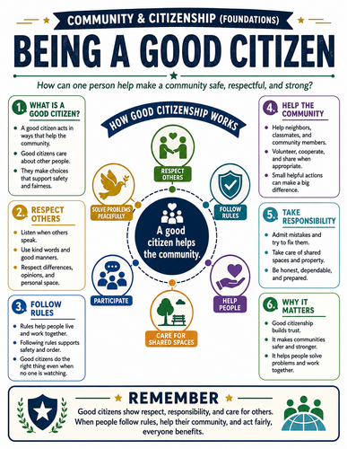 Being a Good Citizen I Infographic