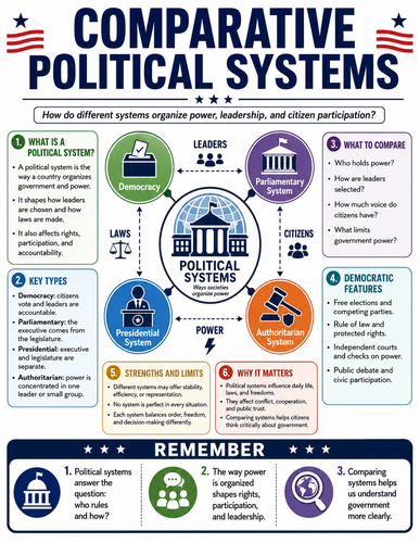 Comparative Political Systems I Infographic