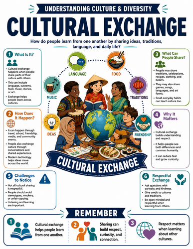 Cultural Exchange I Infographic