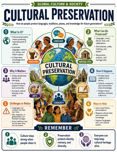Cultural Preservation I Infographic