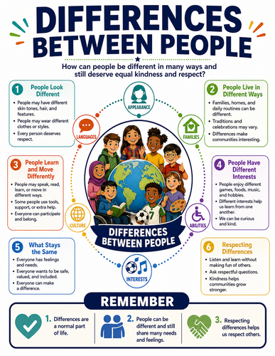 Differences Between People I Infographic
