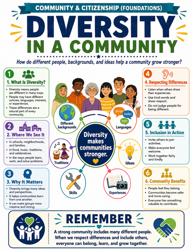 Diversity in a Community I Infographic