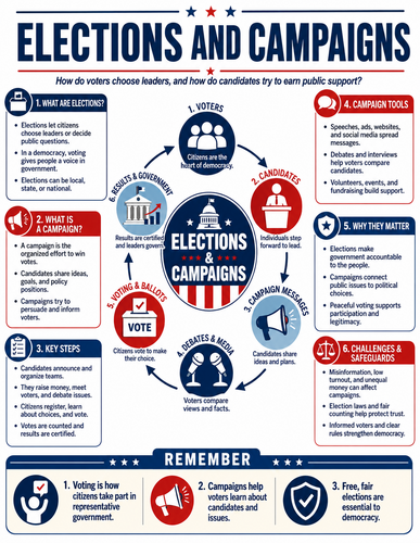 Elections and Campaigns I Infographic