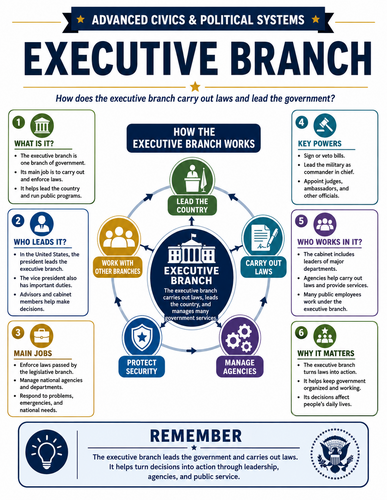 Executive Branch I Infographic