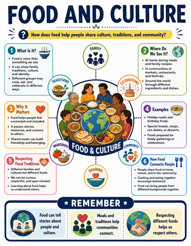 Food and Culture I Infographic