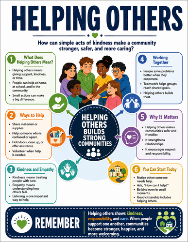 Helping Others I Infographic