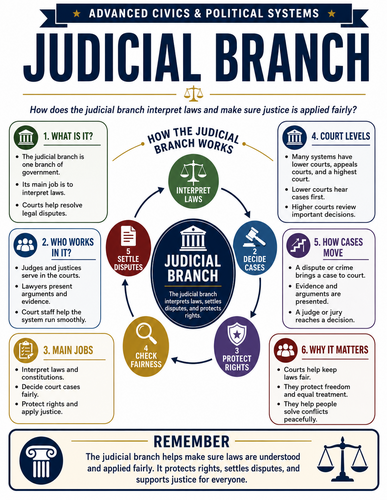 Judicial Branch I Infographic