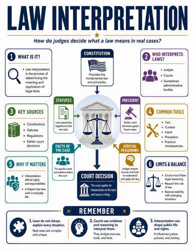 Law Interpretation I Infographic