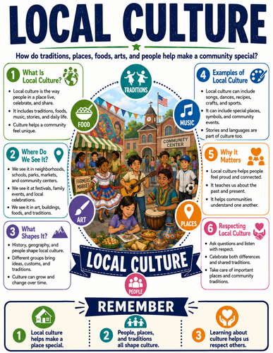 Local Culture I Infographic
