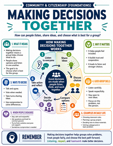 Making Decisions Together I Infographic