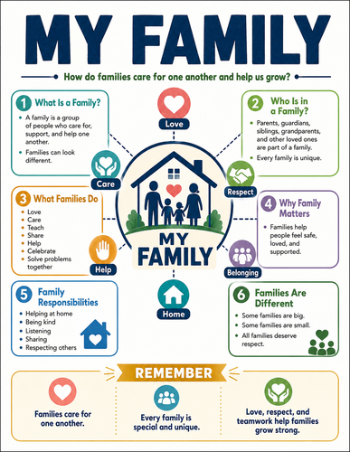 My Family I Infographic