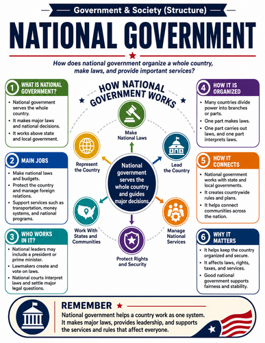 National Government I Infographic