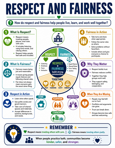 Respect and Fairness I Infographic