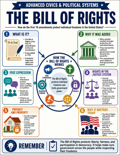 The Bill of Rights I Infographic